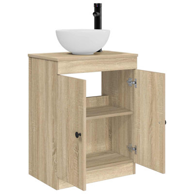 Single Bathroom Vanity with Ceramic Basin