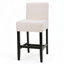 Fabric Barstool with Solid Wood Frame-157070171