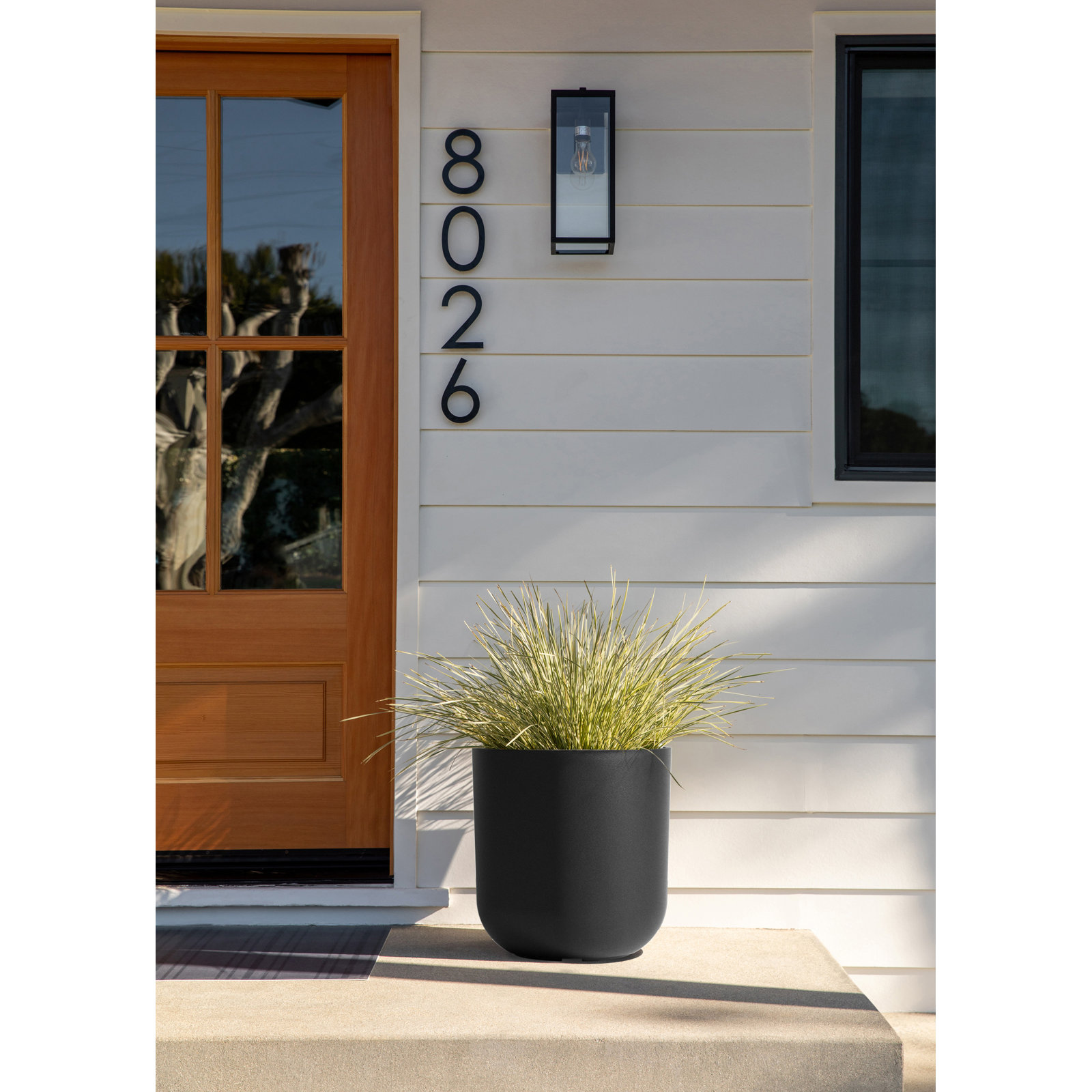 Mason Series Kona Planter, 1, Black, 15.25" H x 15" W x 15" D