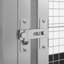  Volière avec extension argenté 163,8 po x 79,9 po x 85 po-2091256049