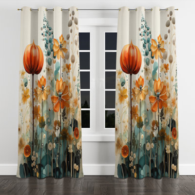 Avdain - Modern Velvet Grommet Curtain - Room Darkening - 1 Panel