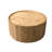 Retro Burlywood Solid Wood Round Coffee Table