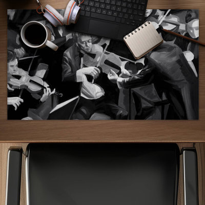 Symphony orchestra performing - 14.00"x24.25" Desk mat