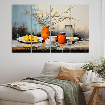 " Breakfast Morning Feast III " 4 - Pieces