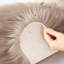 Tapis beige imitation peau de mouton de couleur unie Blakes-87293589