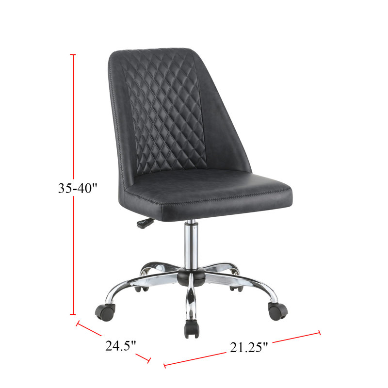 Chaise de bureau Althea, Gris