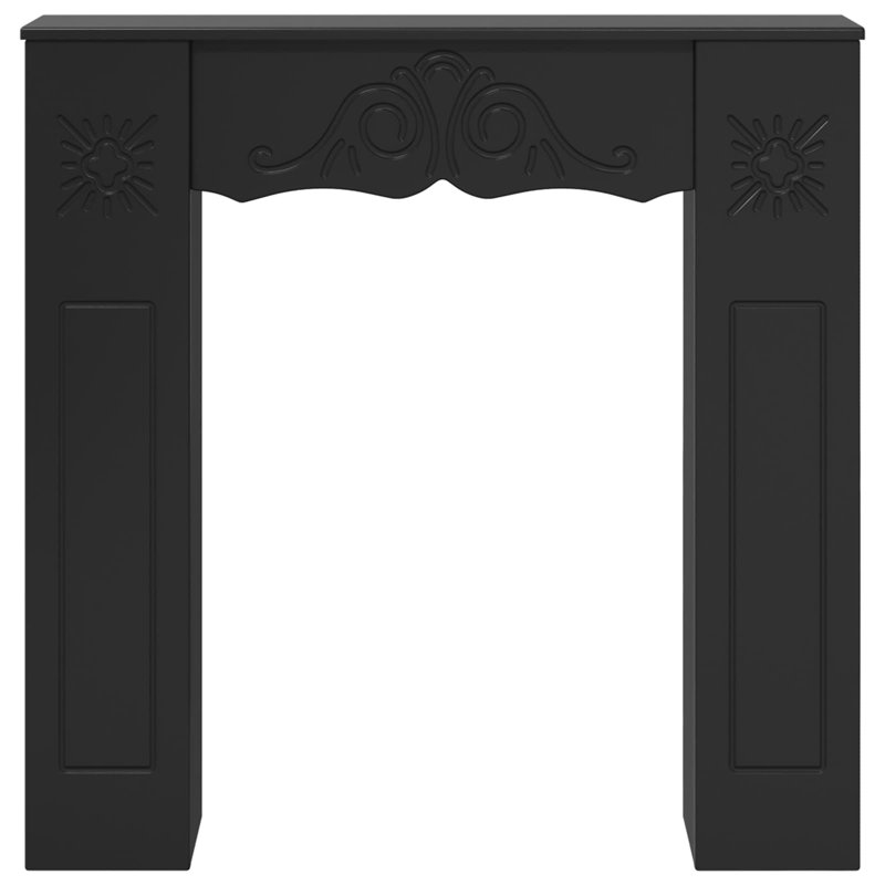 Fireplace Mantel Surround, Black