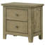 Table de chevet 2 tiroirs Pelton