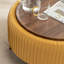 Repose-pieds rond avec rangement Miajah-425328105