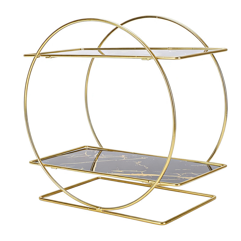 Iron Makeup Organiser, Black/Gold