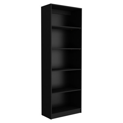 3 Piece Bookcase For Living Room In Black - Versatile And Practical Design 3 Storage Solution With Bookcases Stylish