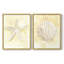 Impression encadrée Salty Seashell I-Premium - prête à être accrochée - aucun clou requis - aucun clou requis-1053752564-1053752565