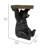 Sitting Black Bear Plant Stand Statue