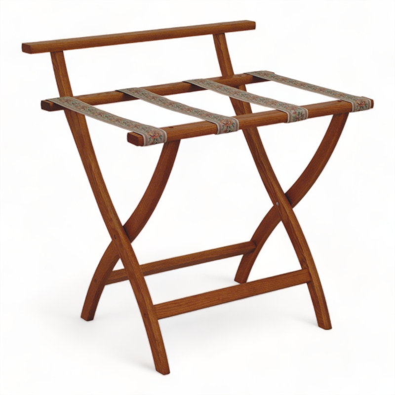 Porte-bagage en bois, Brun, Chêne médium