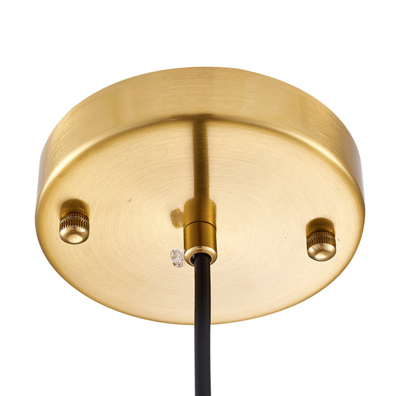 3 - Light 11.81'' Dome Pendant for Kitchen Island Modern Pendant Lighting Fixtures , Gold