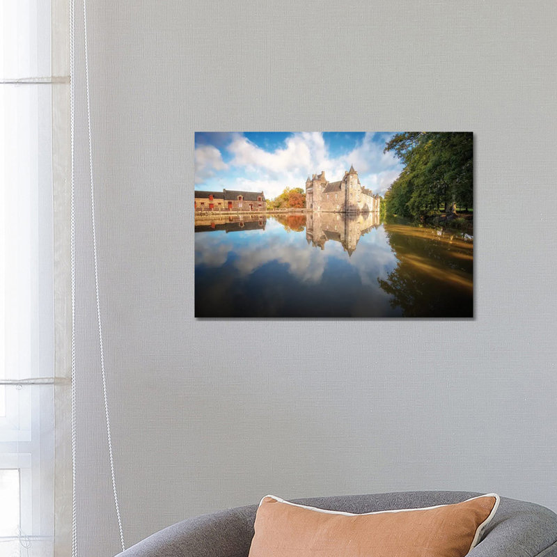 The Old Medieval Castle by Philippe Manguin - Wrapped Canvas Print, 66.04 cm H x 45.72 cm W
