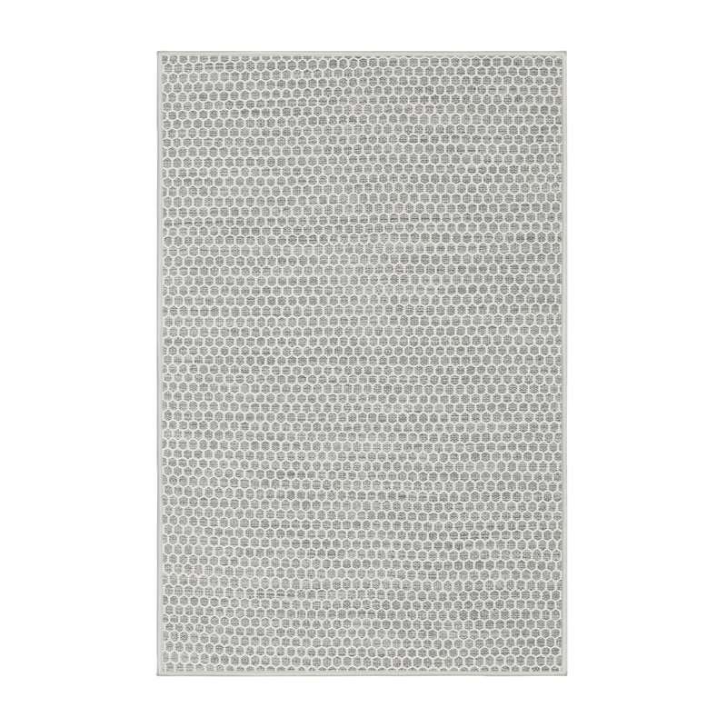 Tapis gris zone contemporaine Sturbridge, Rectangle 5 pi x 7 pi