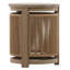 Drift Outdoor Round Teak Side Table