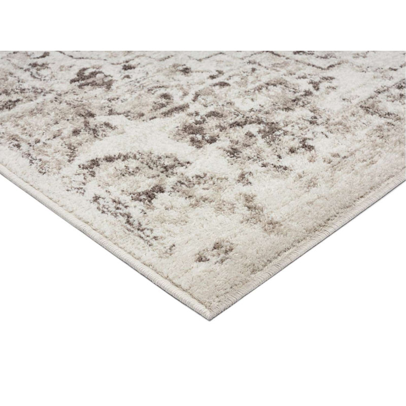 Tapis floral délavé Liliana, Tapis de couloir 2 pi 7 po x 10 pi