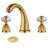 2-handle Bathroom Faucet with Drain Assembly-93389871