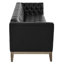 Canapé inclinable simple avec dossier réglable manuellement, port de charge USB sur le côté de l'accoudoir, support pour téléphone inclus, rangement pour accoudoirs dissimulé et repose-pieds de rangement assorti-134376298