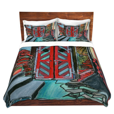 Ensemble de housse de couette pour les marches du bas de la porte