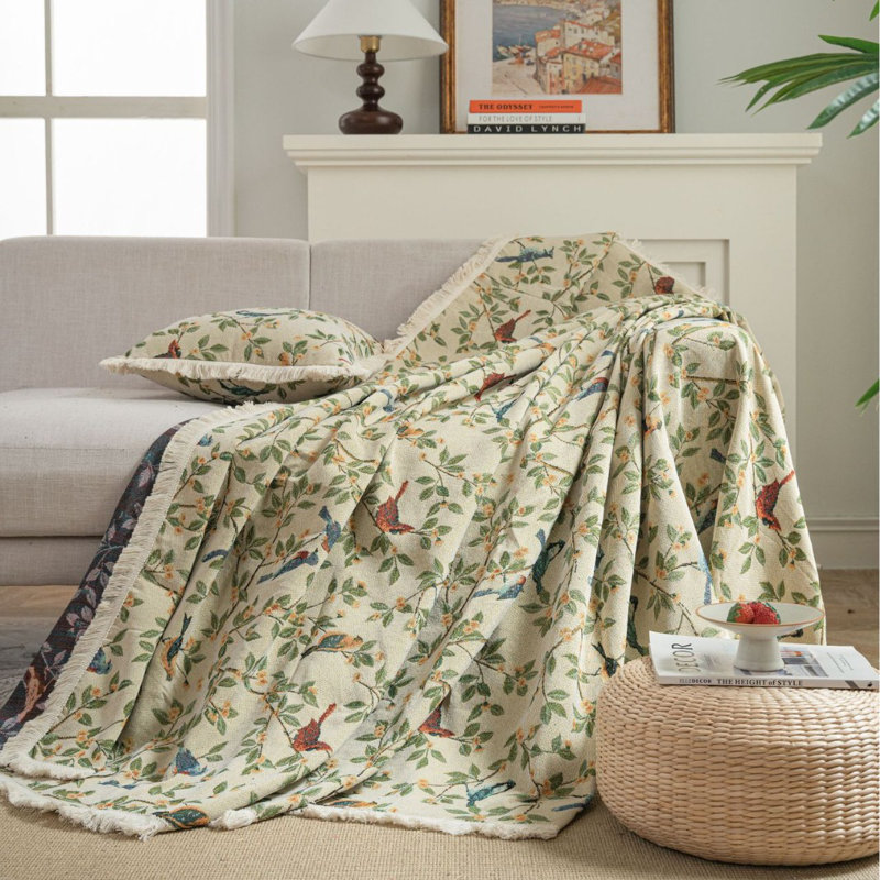 Housse pour canapé en chenille réversible , H 118 po x l 71 po