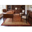 Tapis rouge / beige à motif oriental tissé à la machine Atterbury-32501300