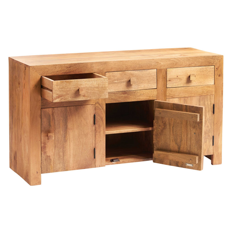 Adeliza 135cm Solid Wood Sideboard