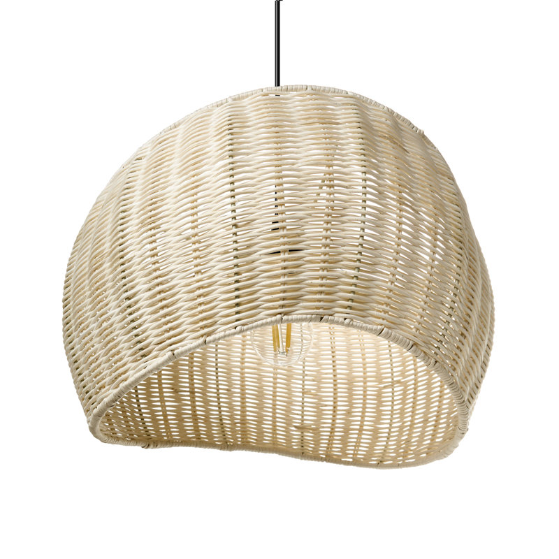1 - Light Natural Unique/Statement Pendant