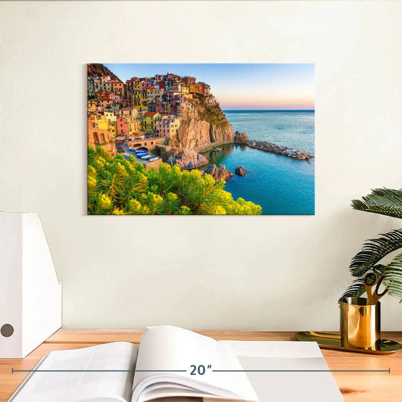 Alvord Seaside Cinque Terre, H 8 po x l 12 po