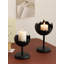 Chandelle de table en métal H 7,87 po