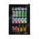 Newair 90 Can Freestanding Beverage Fridge in Onyx Black, Compact with Adjustable Shelves and Lock