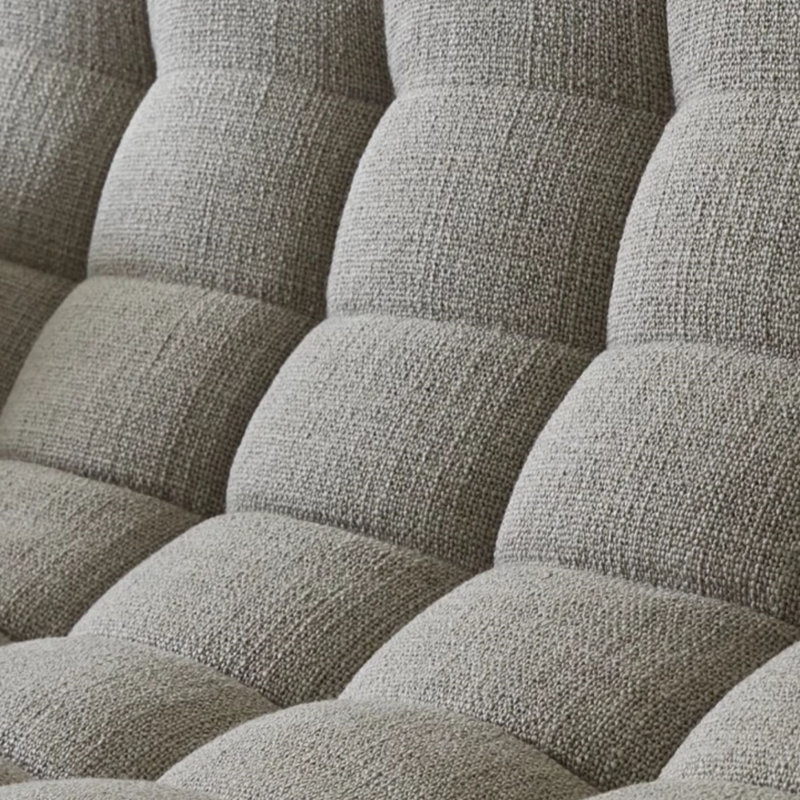 Designer Waffle-Pattern Armless Sofa