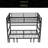 Twin XL Over Twin XL Size Pull-Out Metal Bunk Bed, Lower Bunk Can Be Pulled Out In Three Sections, Top Bunk Equipped With Safety Rails