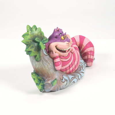 Disney Traditions Jim Shore Cheshire Cat in Tree Figurine 2.7in H