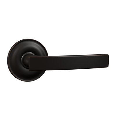 Bravura 940-0 Passage Miramar Lever on Traditional Round Rose in Oil Rubbed Bronze