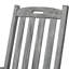 Gris, bois, chaise berçante surdimensionnée, siège large, dossier haut, détente dans n'importe quel décor intérieur ou extérieur, assemblage facile, chaise berçante en bois surdimensionnée, chaise berçante et utilisation en douceur, confortable, divers-1009617017