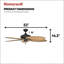 Ventilateur de plafond tropical 52 "Palm Valley-1020232671