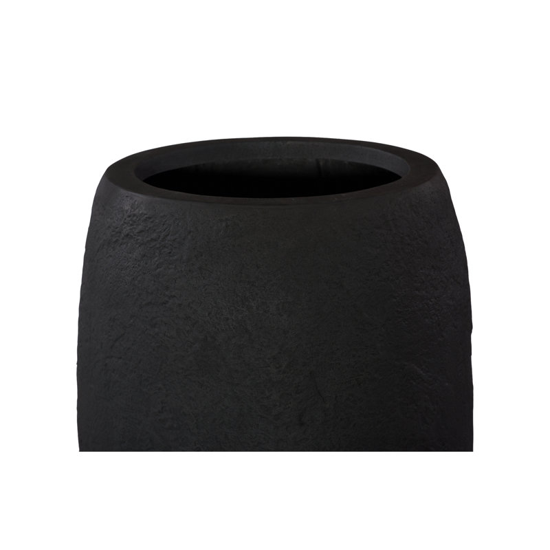 Aera Planter, Black, Small, 47" H x 26" W x 26" D