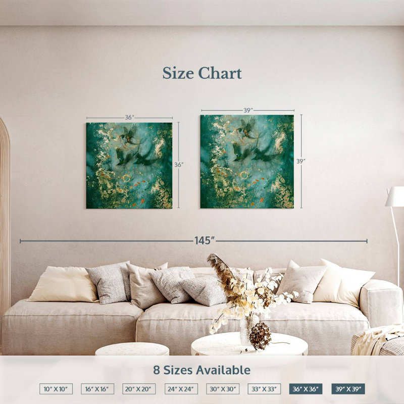 Brampt Three Fates, 36" H x 36" W