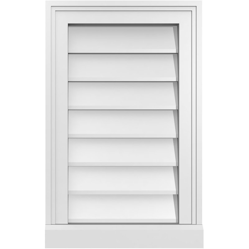 Cadre de seuil Brickmould, brun clair apprêté, H 22 po x l 14 po x P 2 po