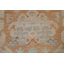 Tapis beige en laine noué à la main de conception unique 9 pi 11 po x 13 pi 6 po