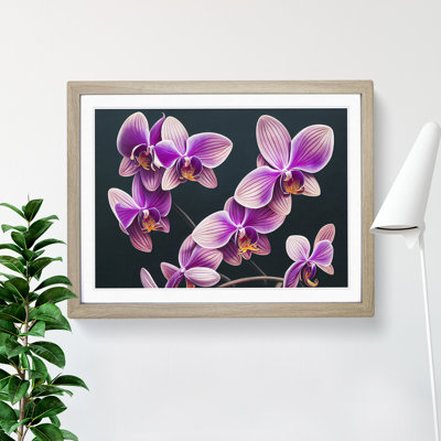 Evolving Orchid Flowers - Framed Print
