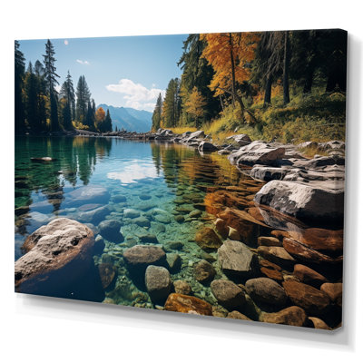 Lakeside Retreat I - Lakehouse Wall Art For Living Room