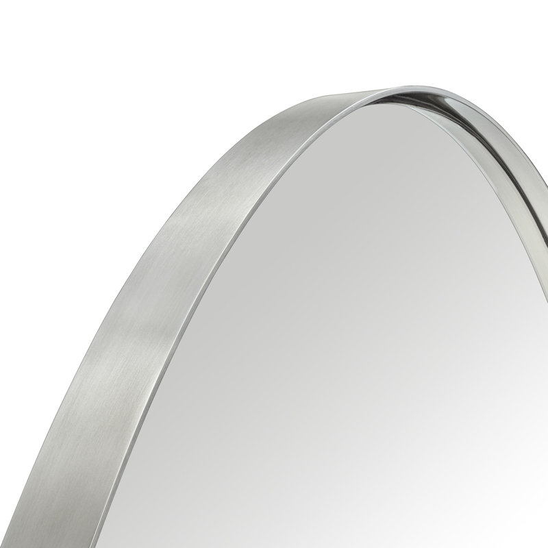 Miroir de salle de bain Javell, 36 po x 24 po, Nickel brossé