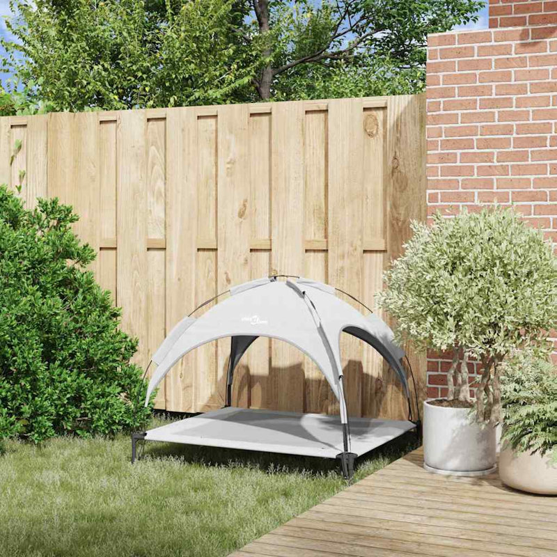 Oxford Fabric Pet Bed, White, 84cm H x 104cm W x 86cm D