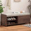 Banc à chaussures avec rangement et coussin, banc de rangement à volets avec charme pour le salon, vestibule-467926174