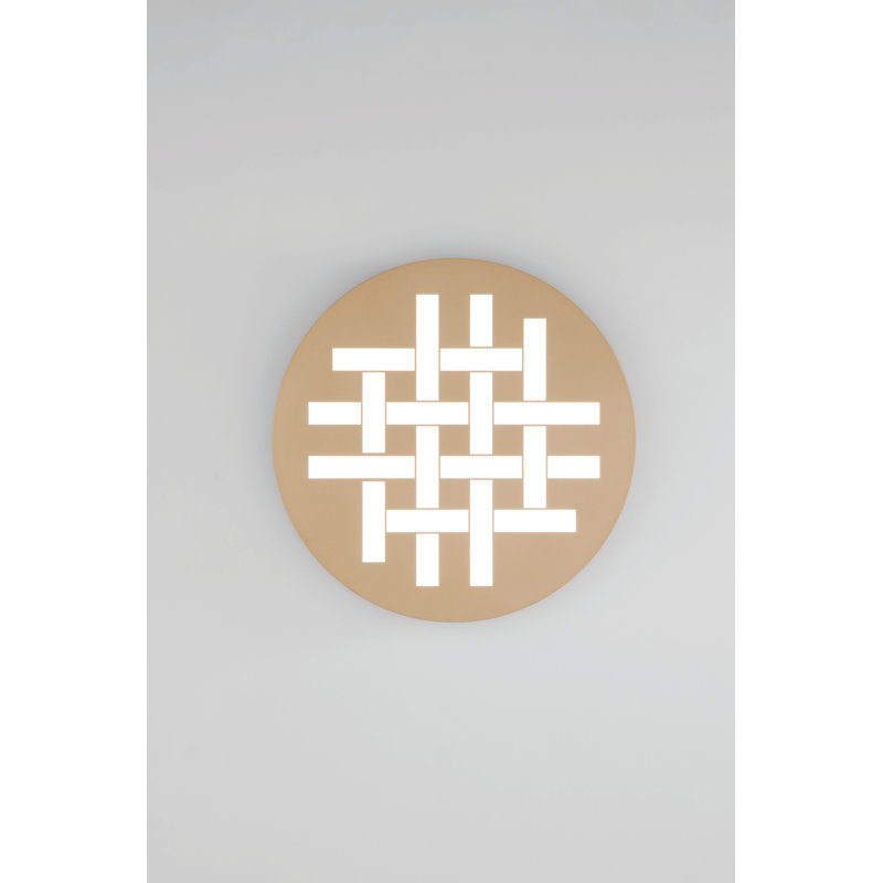 Ashfan Flush Mount, Gold