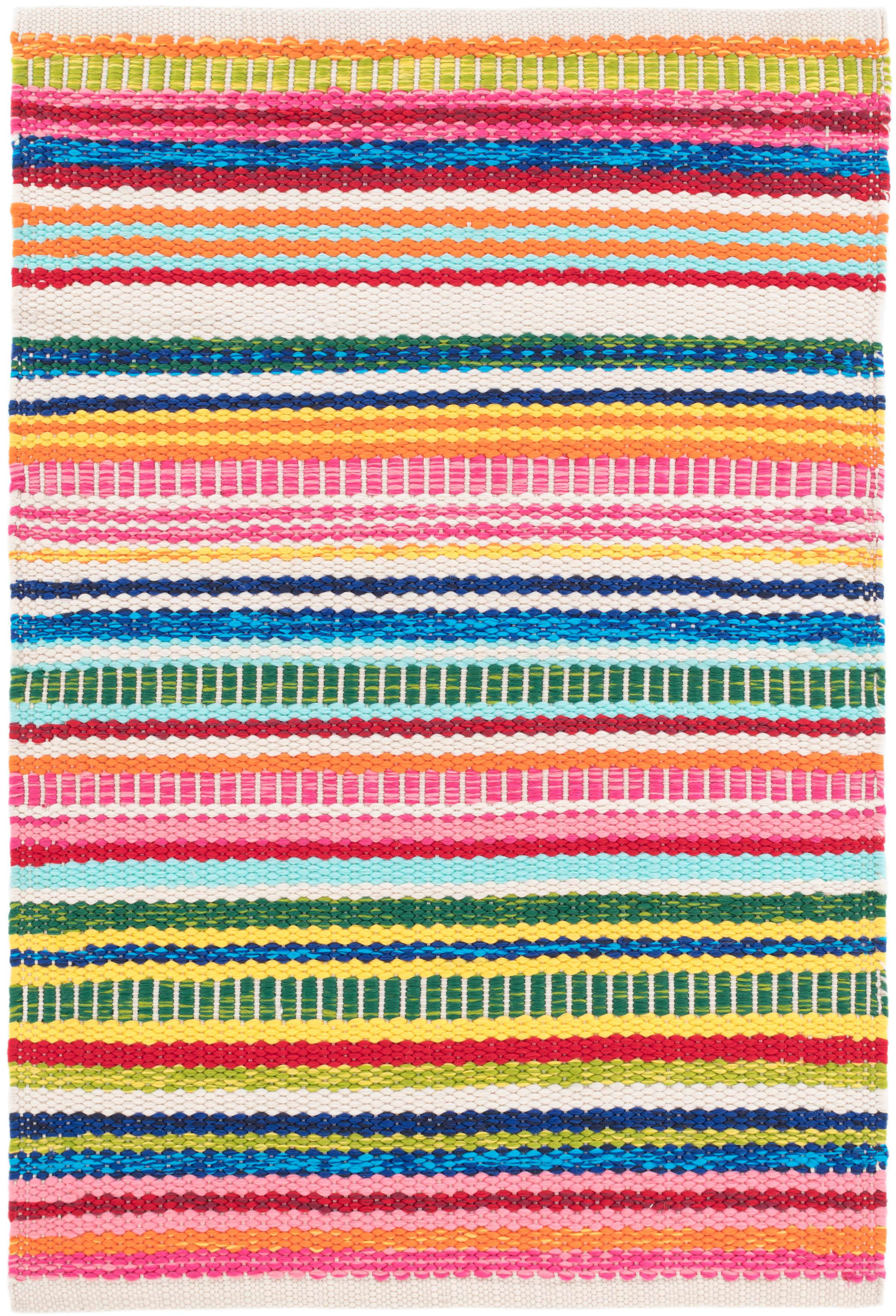 Bright Stripe Handwoven Indoor/Outdoor Rug & Reviews Birch Lane